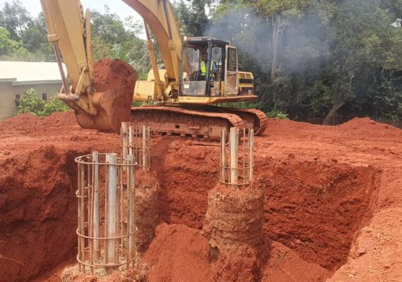 Yokadouma : le niveau des travaux du pont sur la rivière Banguè