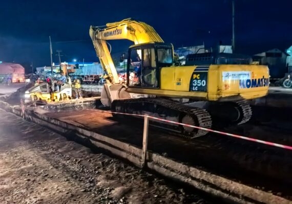 Entrée Ouest de Douala : CFHEC entame des travaux de nuit
